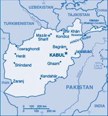 Map of Afghanistan