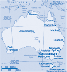 Map of Australia