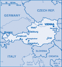 Map of Austria