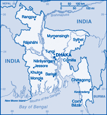 Map of Bangladesh
