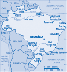 Map of Brazil