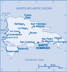 Map of Dominican Republic