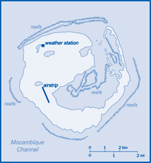Map of Europa Island