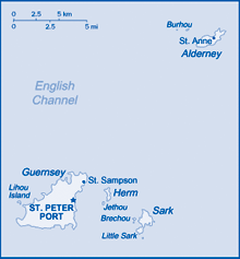 Map of Guernsey