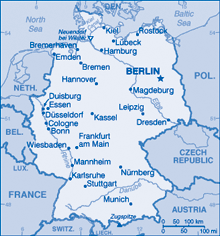 Map of Germany