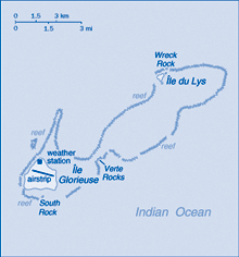 Map of Glorioso Islands