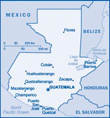 Map of Guatemala