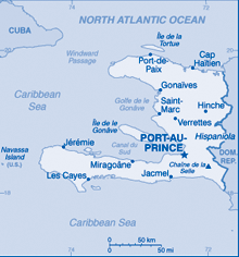Map of Haiti