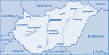 Map of Hungary