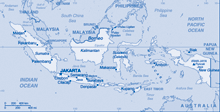 Map of Indonesia