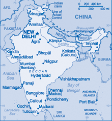 Map of India Map of India
