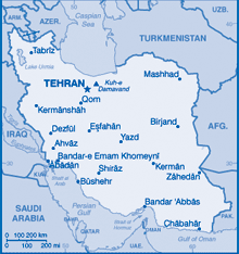 Map of Iran Map of Iran