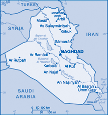 Map of Iraq