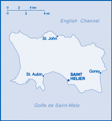 Map of Jersey