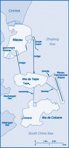 Map of Macau
