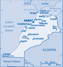 Map of Morocco