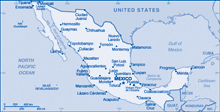 Map of Mexico