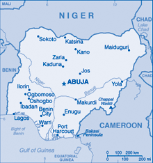Map of Nigeria