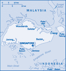 Map of Singapore