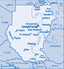 Map of Sudan