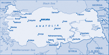 Map of Turkey