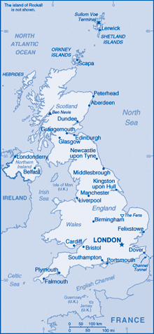 Map of United Kingdom