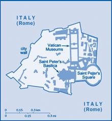 Map of Holy See
