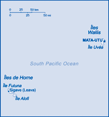 Map of Wallis and Futuna