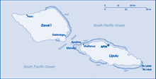 Map of Samoa