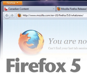Firefox 5 Screenshot