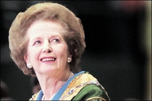 Former Prime Minister Baroness Thatcher