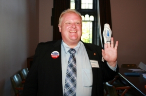 Candidate Rob Ford