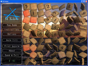 3D SuDoku Screenshot