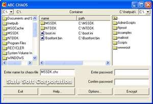 Encryption Software - Screenshot for ABC CHAOS
