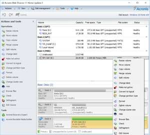 Acronis Disk Director Suite Screenshot