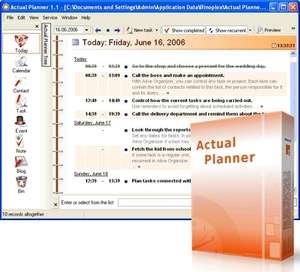 Actual Planner Screenshot