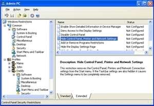 Admin PC Screenshot