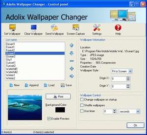 Adolix Wallpaper Changer Screenshot