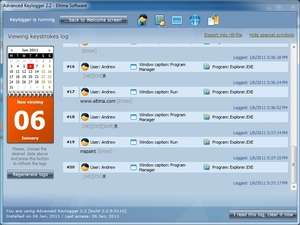 Advanced Keylogger Screenshot