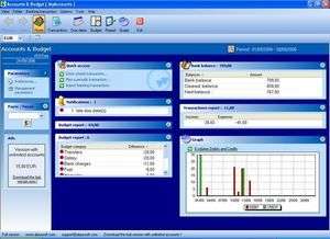 Accounting Software - Screenshot for AlauxSoft Accounts and Budget Free