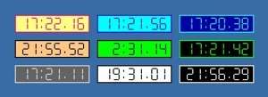 Alpha Clock Screenshot