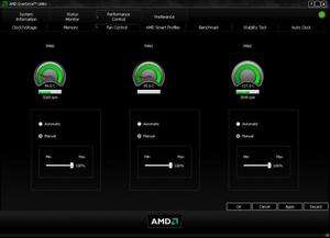 Drivers - Screenshot for AMD OverDrive