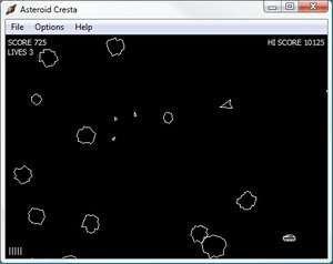Arcade Games - Screenshot for Asteroid Cresta