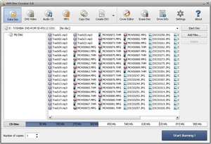 CD Burning - Screenshot for AVS Disc Creator FREE
