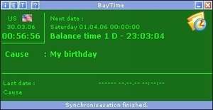 Schedulers - Screenshot for BayTime Timesynchronization