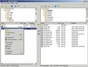 Compression - Screenshot for BigSpeed Zipper