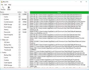 System Cleaners - Screenshot for BleachBit