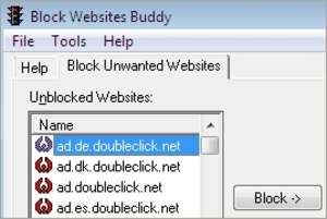 Block Web Site Buddy Screenshot