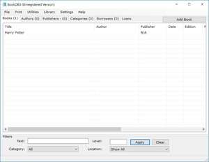 Database Tools - Screenshot for BookDB