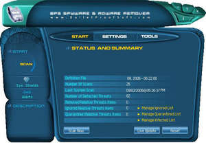 BPS Spyware and Adware Remover Screenshot